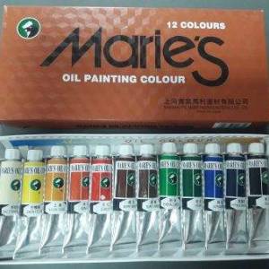 Набор масляных красок Marie's  12 цветов