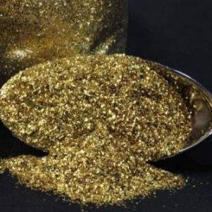 Гліттер золото Kremer 0,2х0,4мм